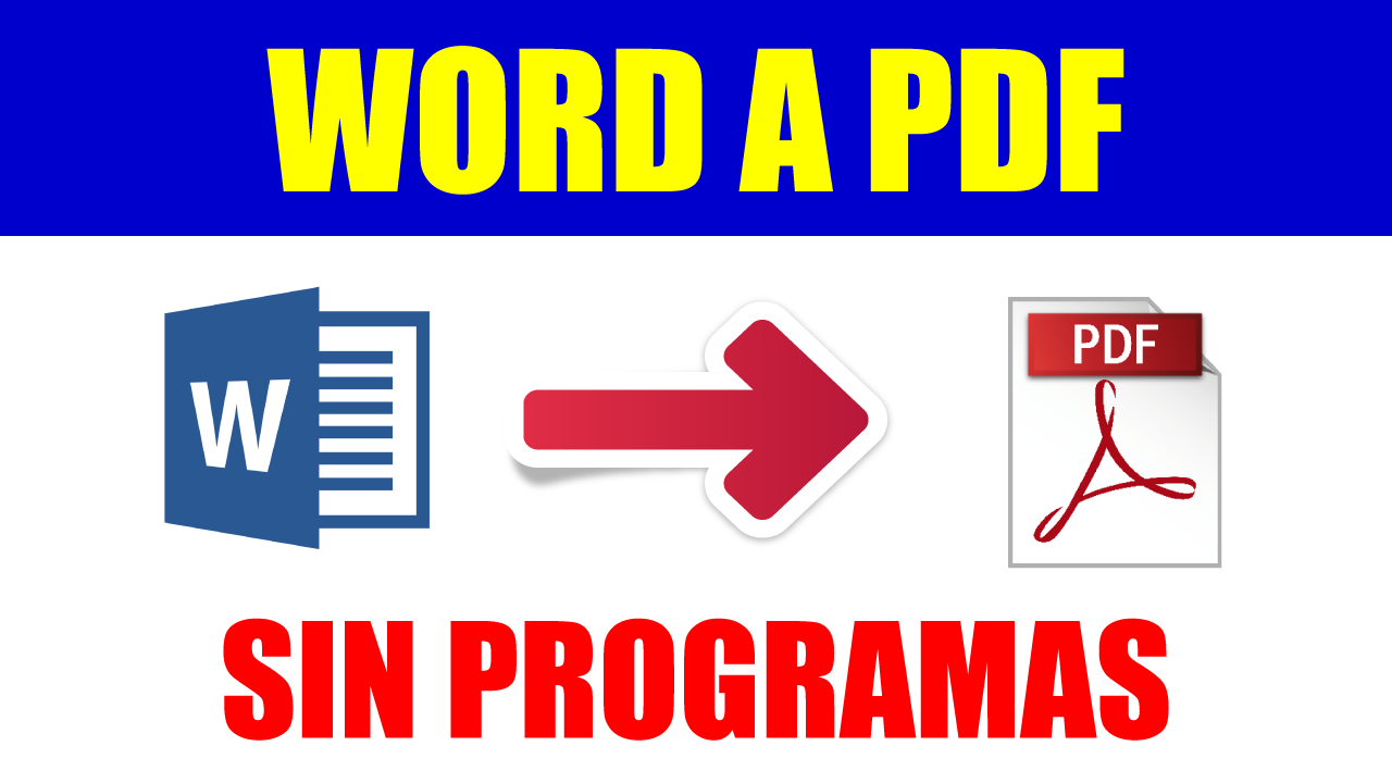 convertir un Word en PDF